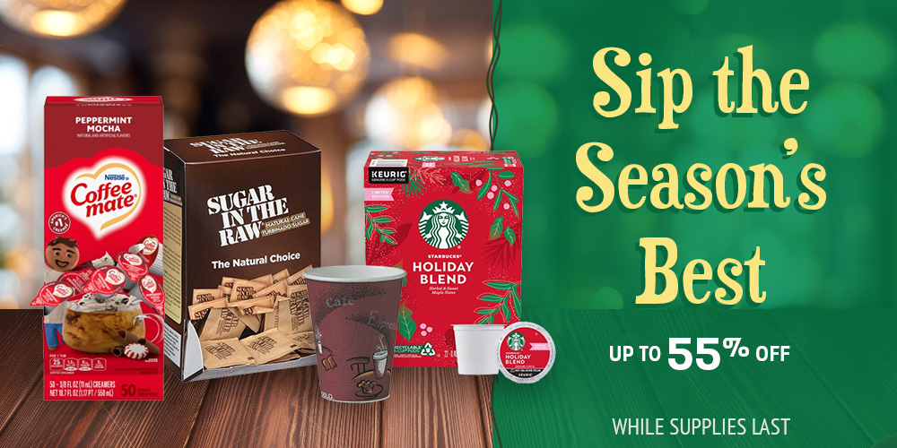 Save on Coffee Station Supplies