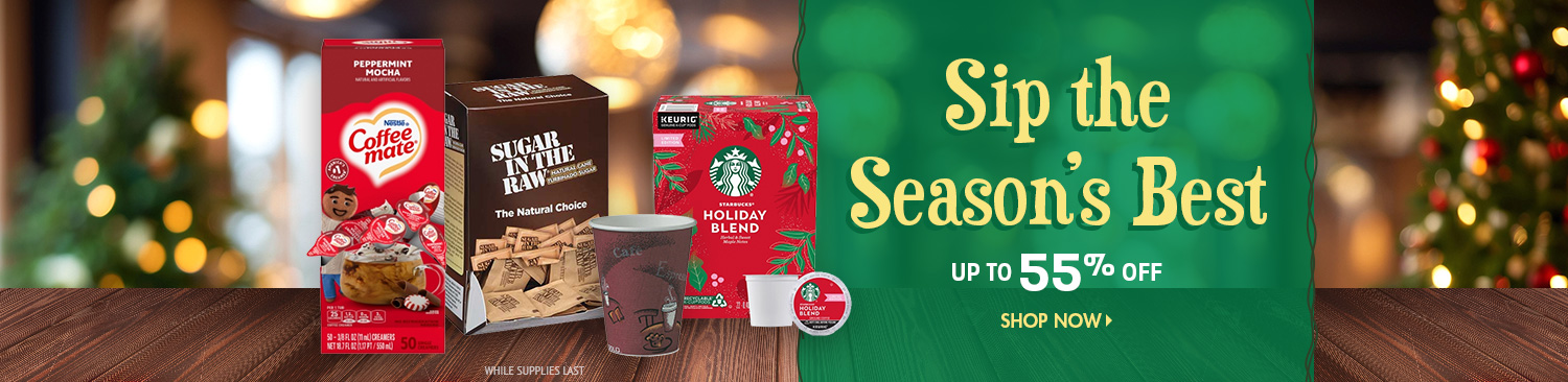 Save on Coffee Station Supplies