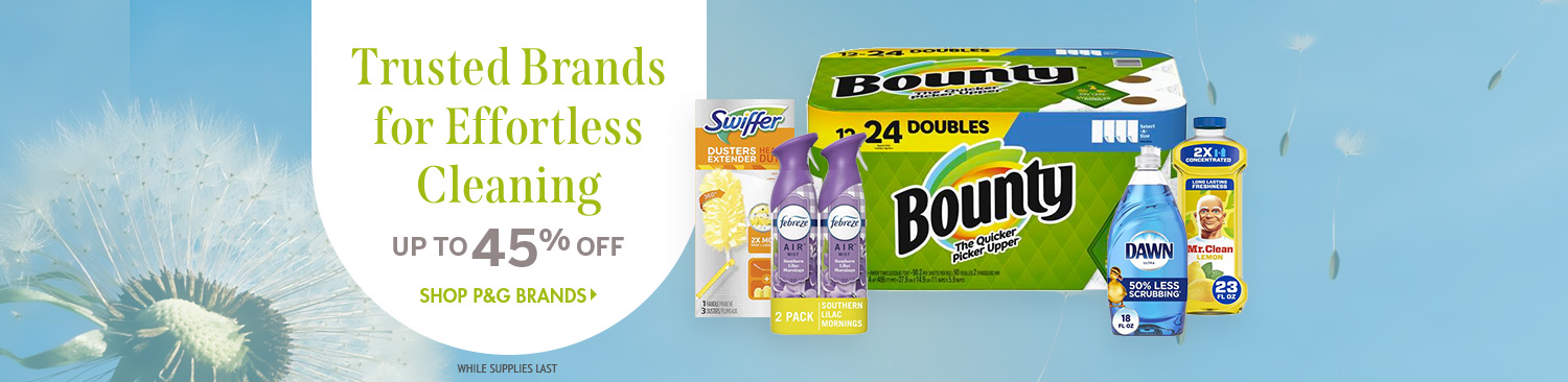 Save on Procter and Gamble Brand Products