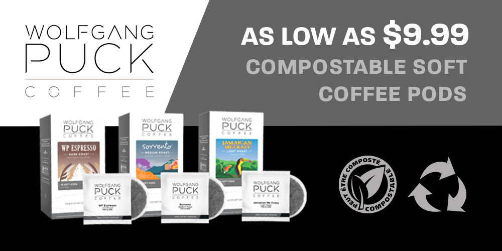 Save on Wolfgang Puck Coffee