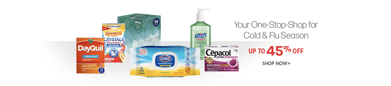 Save on Cold and Flu Products