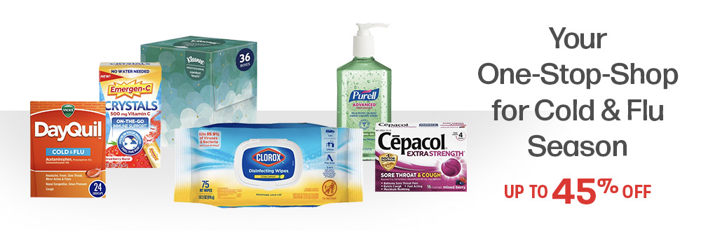Save on Cold and Flu Products