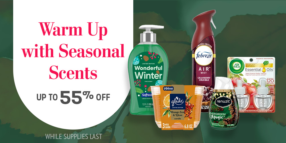 Save on Fall and Winter Scents