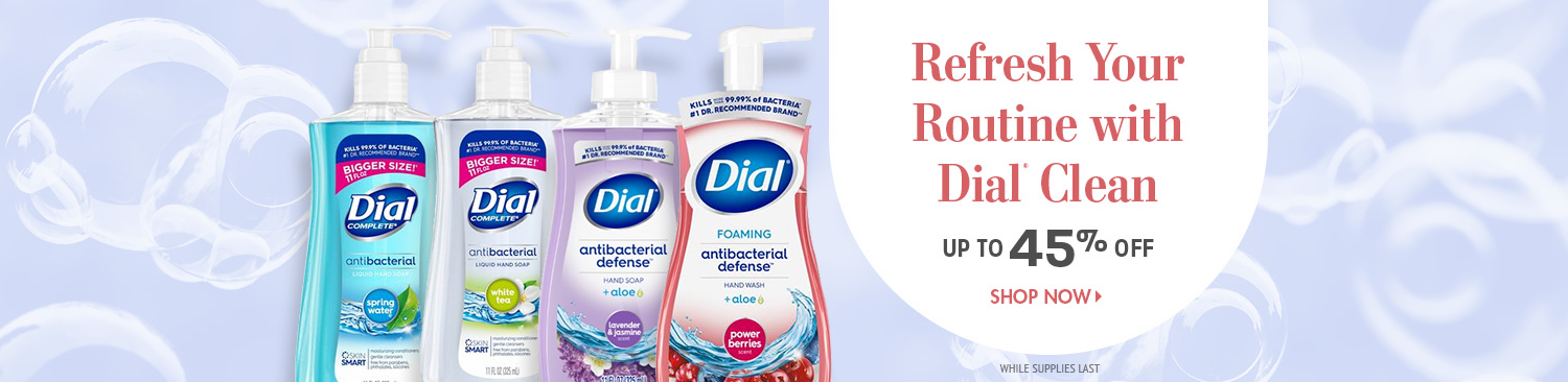 Save on Dial Brand Soap