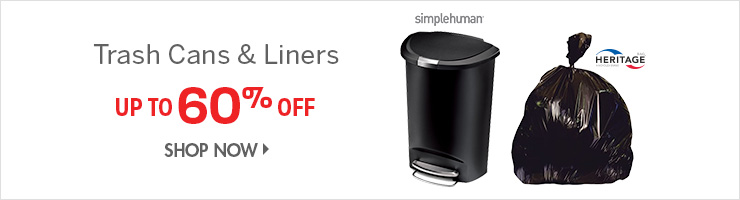 Save on Trash Cans and Liners