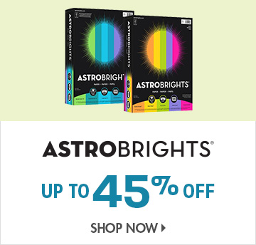 Save on Astrobrights Brand Paper
