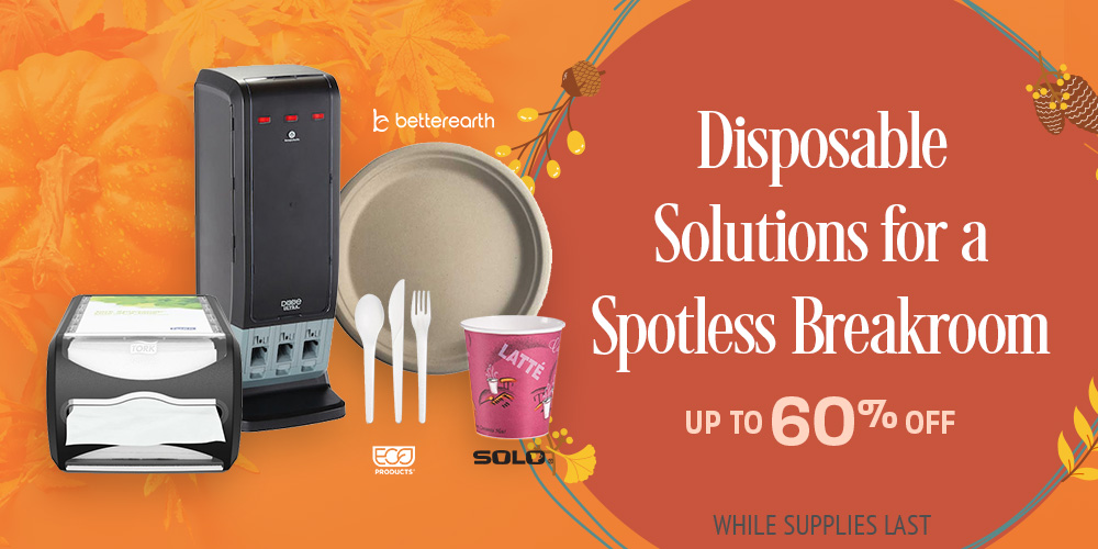 Save on Breakroom Disposables