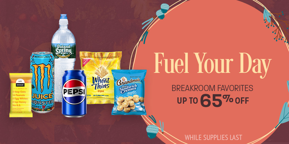 Save on Snacks and Drinks