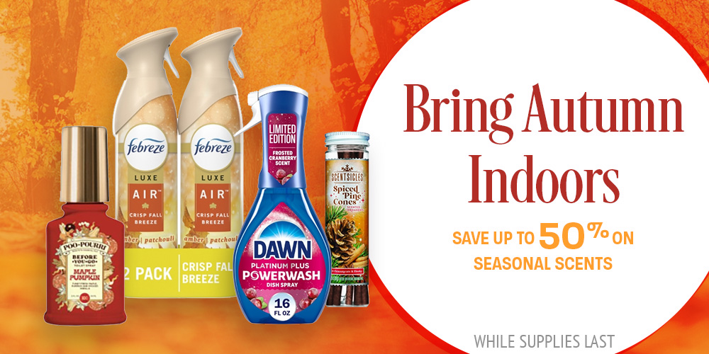 Save on Fall Scents
