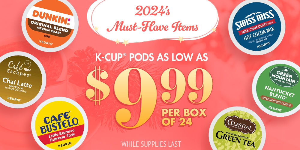 Save on Top 2024 K-Cup Pods