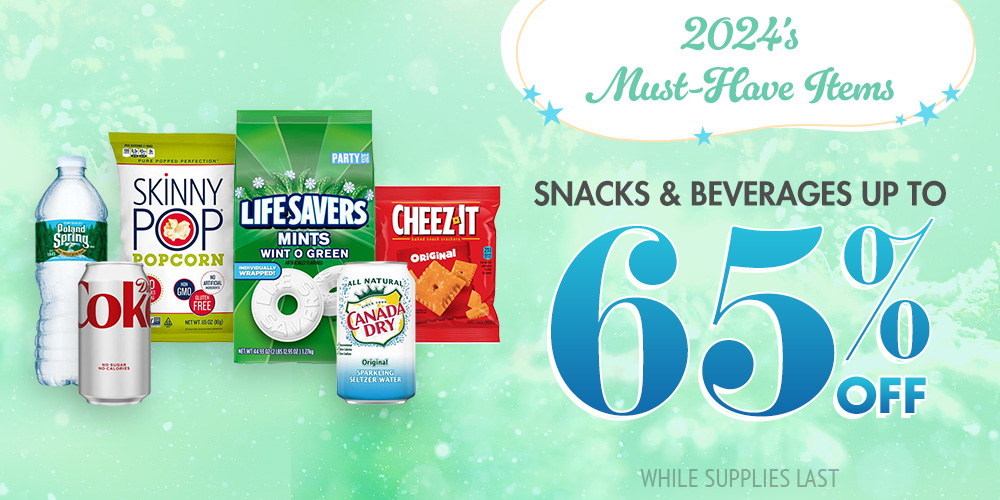 Save on Top 2024 Snacks and Beverages