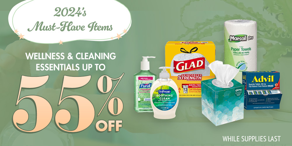 Save on Top 2024 Wellness and Cleaning Products