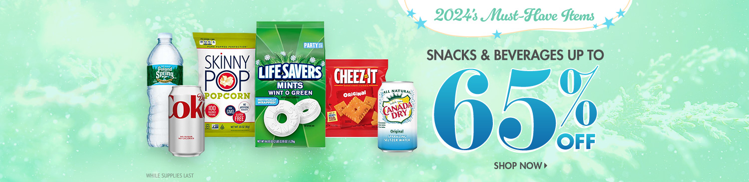 Save on Top 2024 Snacks and Beverages