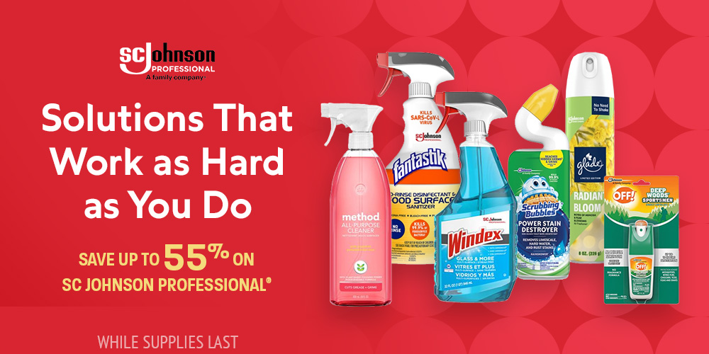 Save on SC Johnson Brand Products