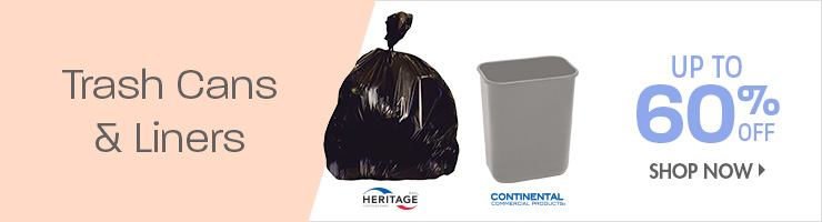Save on Trash Cans and Liners