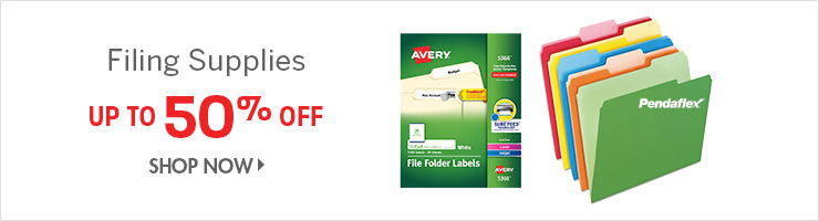 Save on Filing Supplies