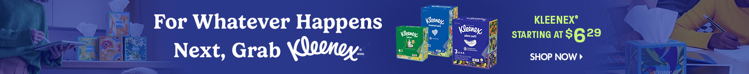 Save on Kleenex Brand Tissues