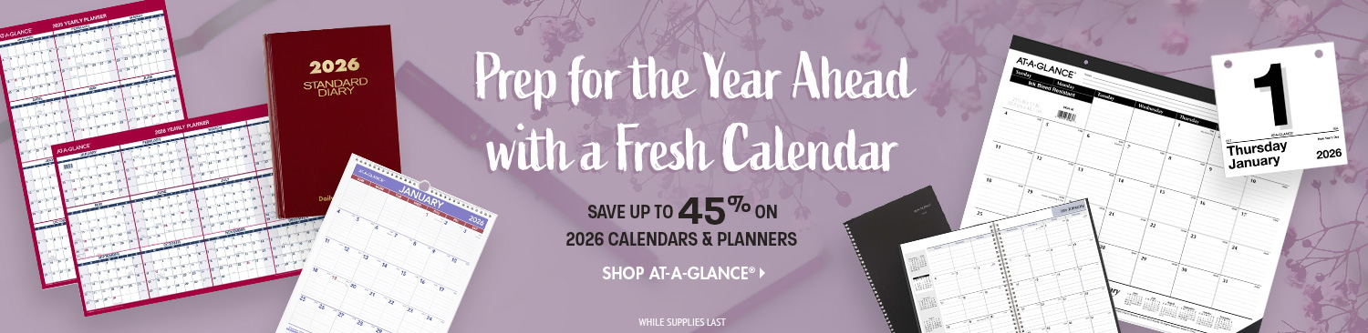 Save on 2025 Calendars and Planners