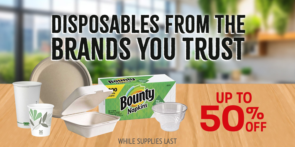 Save on Breakroom Disposables