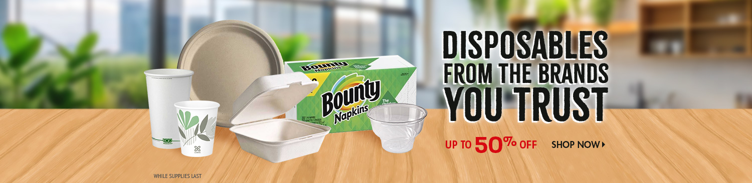 Save on Breakroom Disposables