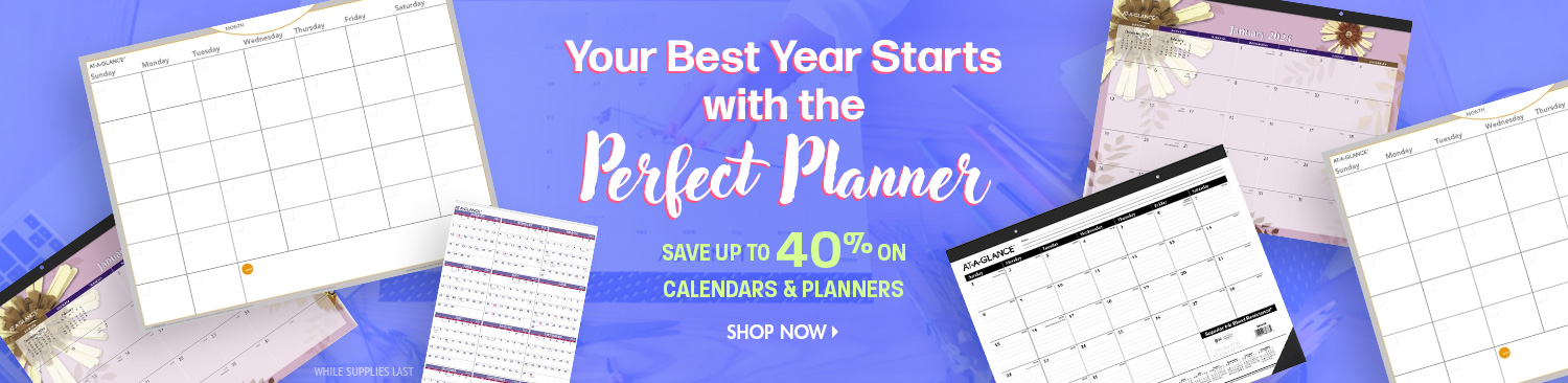 Save on 2025 Calendars and Planners