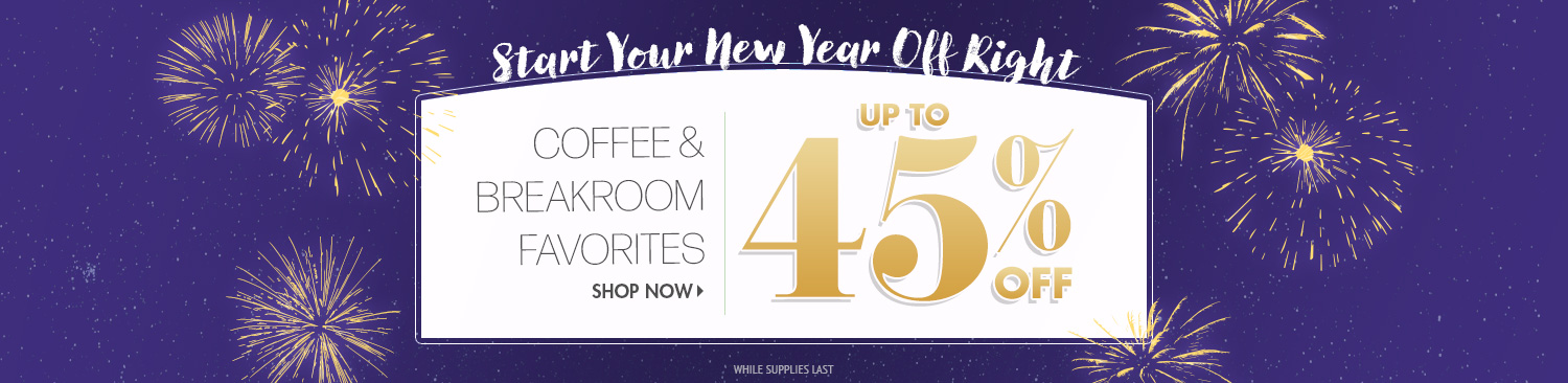 Save on Coffee and Breakroom Favorites