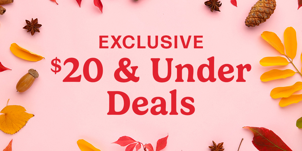 Save on Deals 20 Dollars and Under