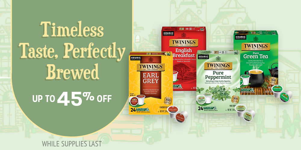Save on Twinings Tea K Cups