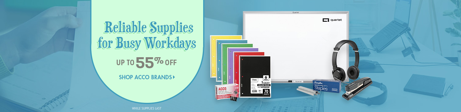 Save on ACCO Brand Office Supplies