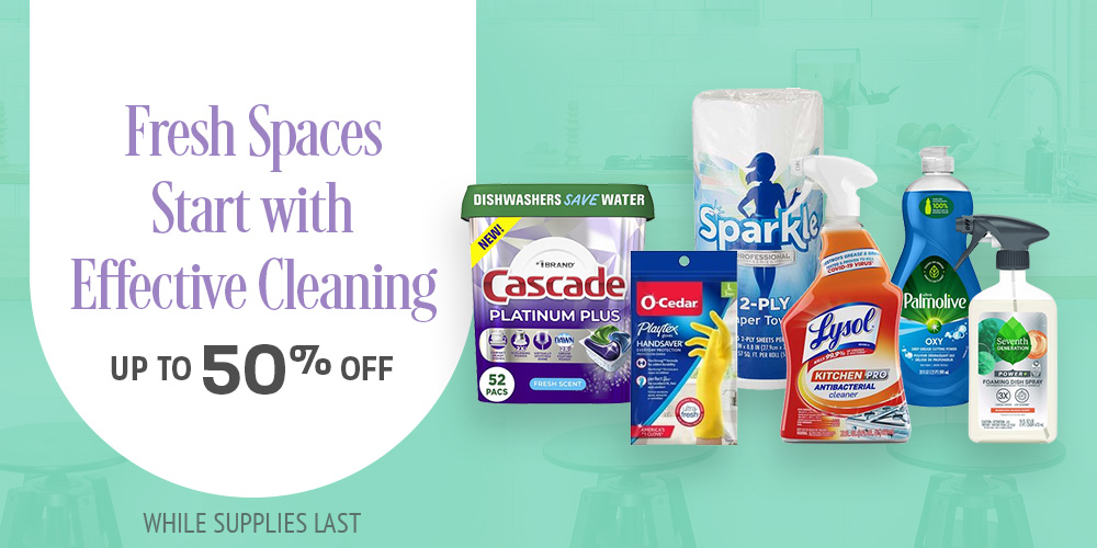 Save on Breakroom Cleaning Products