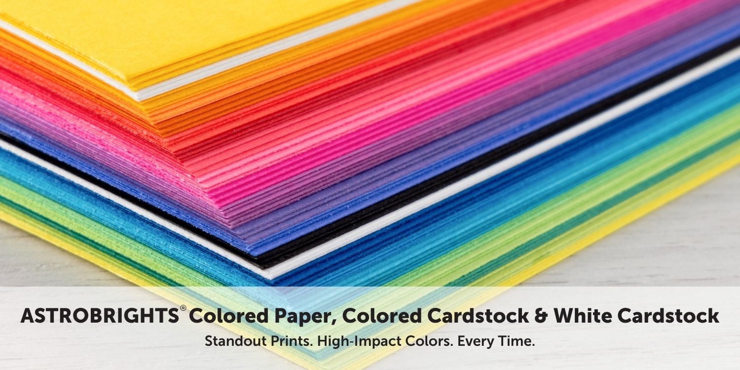 Shop Astrobrights Colored Paper, Colored Cardstock, and White Cardstock for standout prints with high impact colors, every time