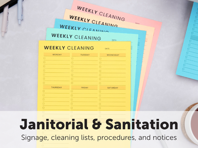 Shop Janitorial and Sanitation