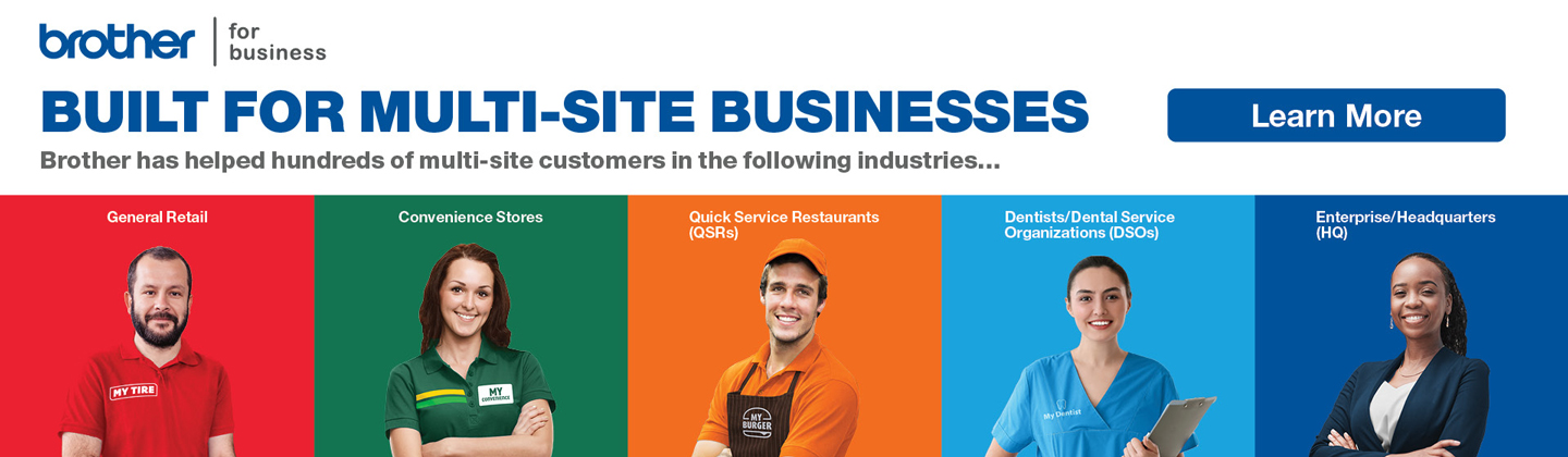 Learn about how Brother has helped multisite businesses grow