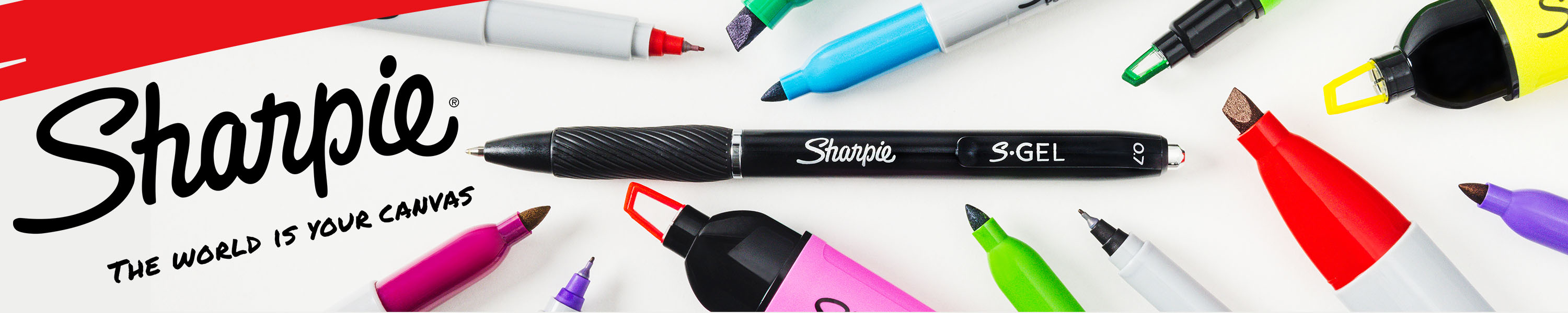 Sharpie Brand Store Header Banner